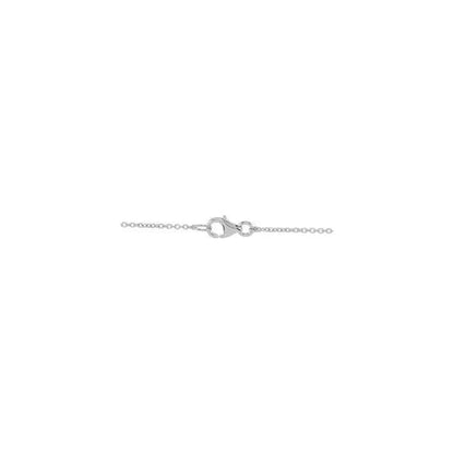 Timeless Elegance: 14K White 1/3 CTW Natural Black & White Diamond Circle Necklace - Picasso Gold & Diamond Jewelry