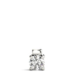 3/4 ct tw Round Lab Grown Diamond Solitaire Pendant in 14K White Gold