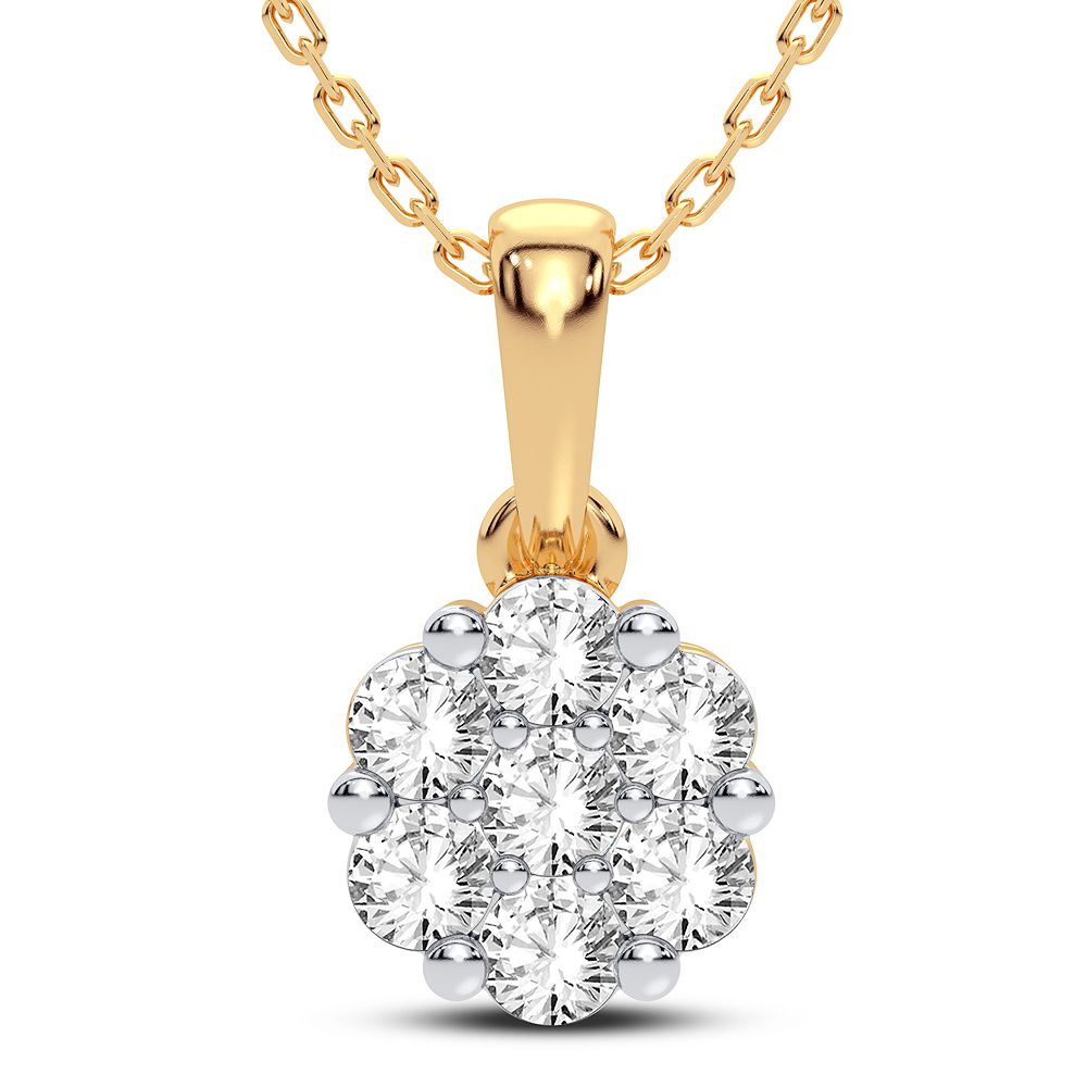 14K 0.50CT Diamond Pendant - Picasso Gold & Diamond Jewelry