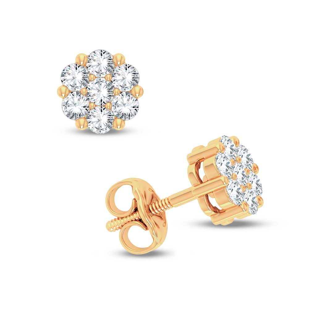 14K 0.50CT DIAMOND EARRING - Picasso Gold & Diamond Jewelry