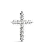 1/10 ct tw Lab Grown Diamond Pendant in 14K White Gold