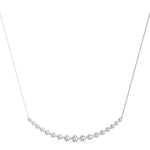 1 1/2 ct tw Lab Grown Diamond Pendant in 14K White Gold
