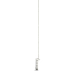 1 1/2 ct tw Lab Grown Diamond Pendant in 14K White Gold
