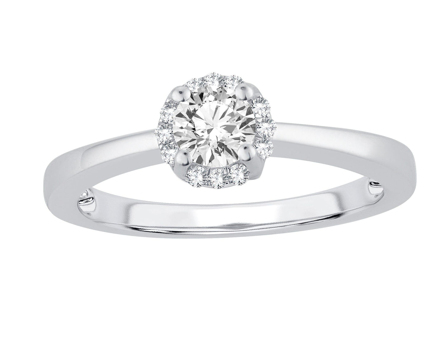 14K 0.46ct Engagement Ring - Picasso Gold & Diamond Jewelry