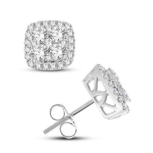 14K 1.00CT DIAMOND EARRING - Picasso Gold & Diamond Jewelry
