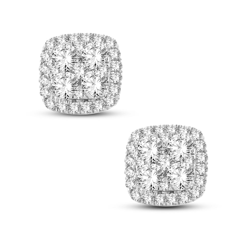 14K 1.00CT DIAMOND EARRING - Picasso Gold & Diamond Jewelry