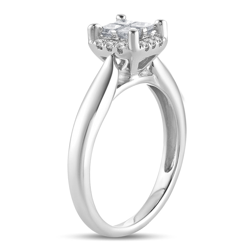 14k 0.50ct  Engagement Ring - Picasso Gold & Diamond Jewelry