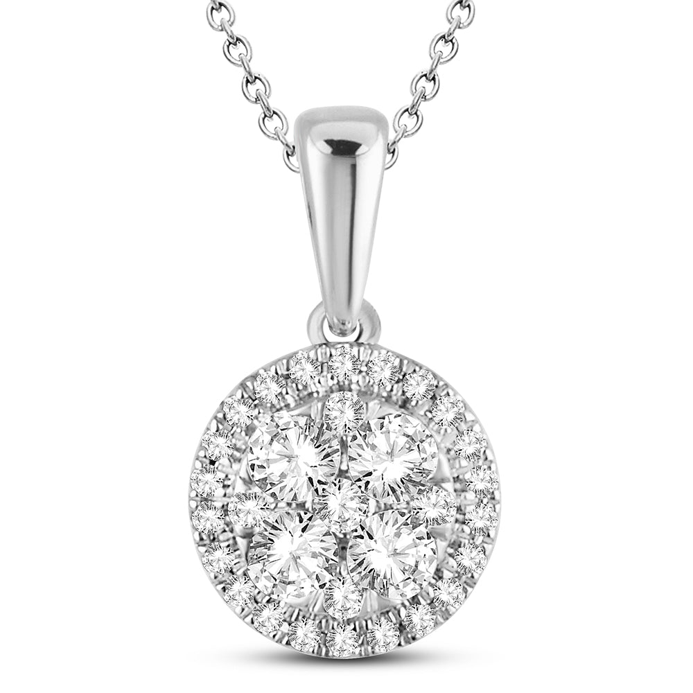 14K 0.50ct Diamond Pendant - Picasso Gold & Diamond Jewelry