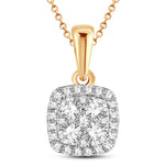 14k 0.50ct Diamond Pendant - Picasso Gold & Diamond Jewelry