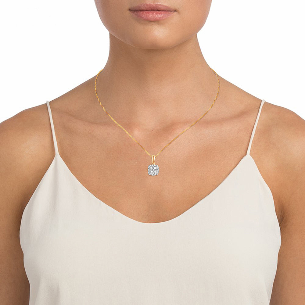 14k 0.50ct Diamond Pendant - Picasso Gold & Diamond Jewelry