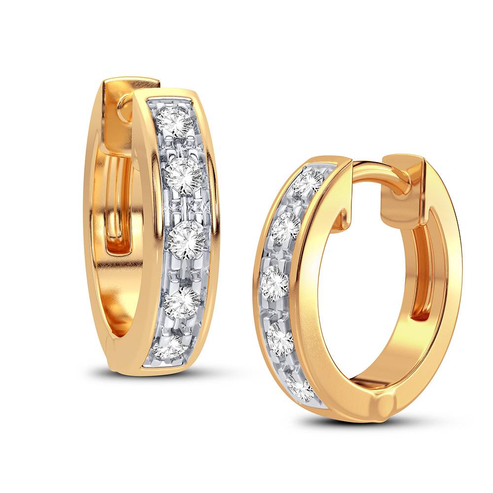 10K 0.05CT Diamond Earring - Picasso Gold & Diamond Jewelry