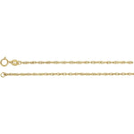 Timeless Beauty: 14K Yellow 1.75 mm Rope 18" Chain - Picasso Gold & Diamond Jewelry