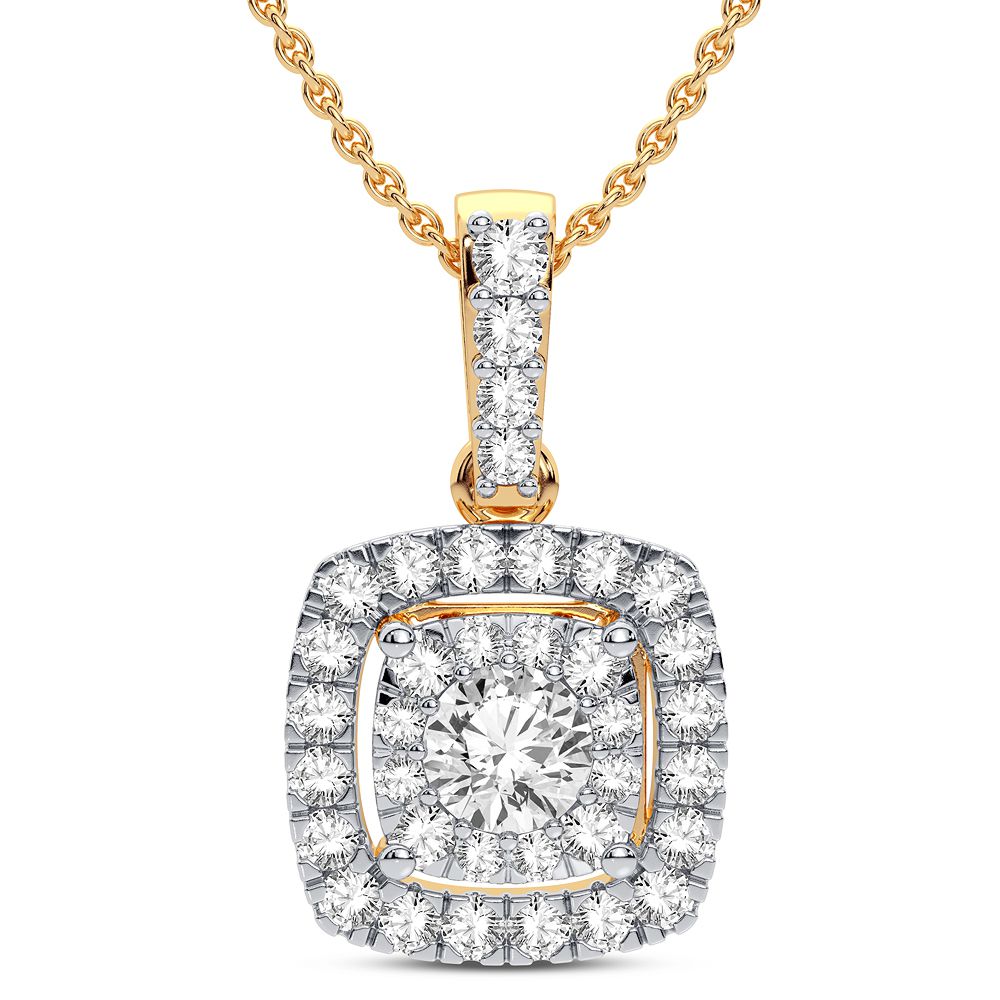 14K 0.40CT Diamond Pendant - Picasso Gold & Diamond Jewelry