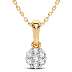 14K 0.15CT Diamond Pendant - Picasso Gold & Diamond Jewelry
