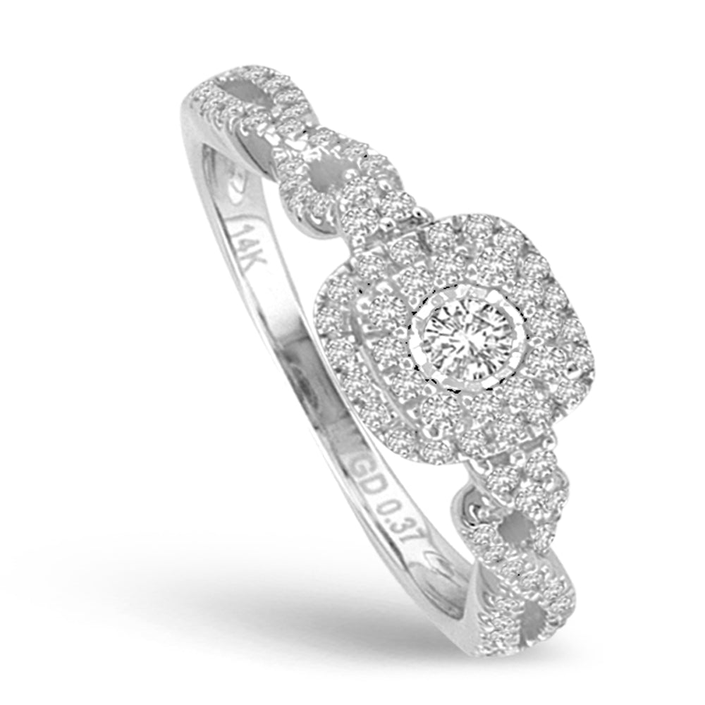 14K 0.37CT Diamond RING - Picasso Gold & Diamond Jewelry