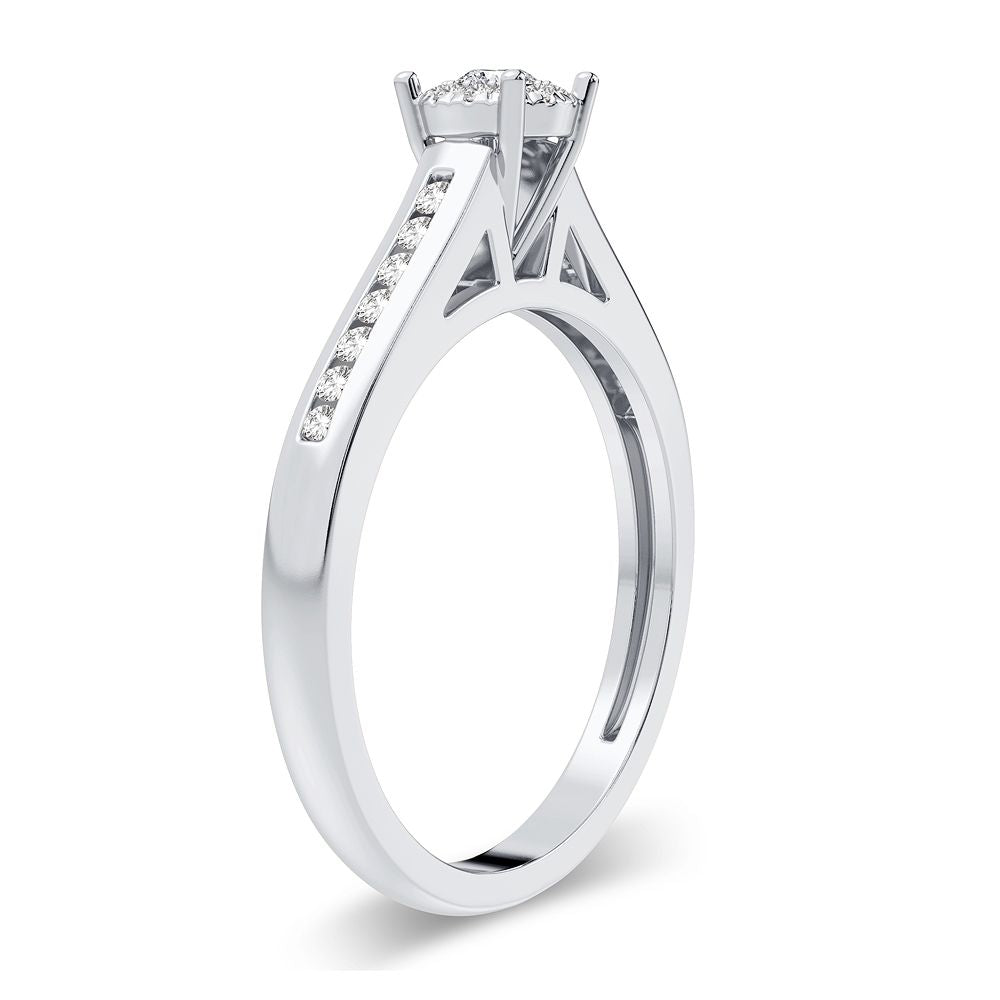 14K 0.22CT Diamond Ring - Picasso Gold & Diamond Jewelry