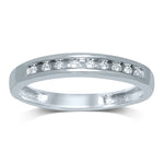 Silver 0.10CT Diamond Ladies Band - Picasso Gold & Diamond Jewelry