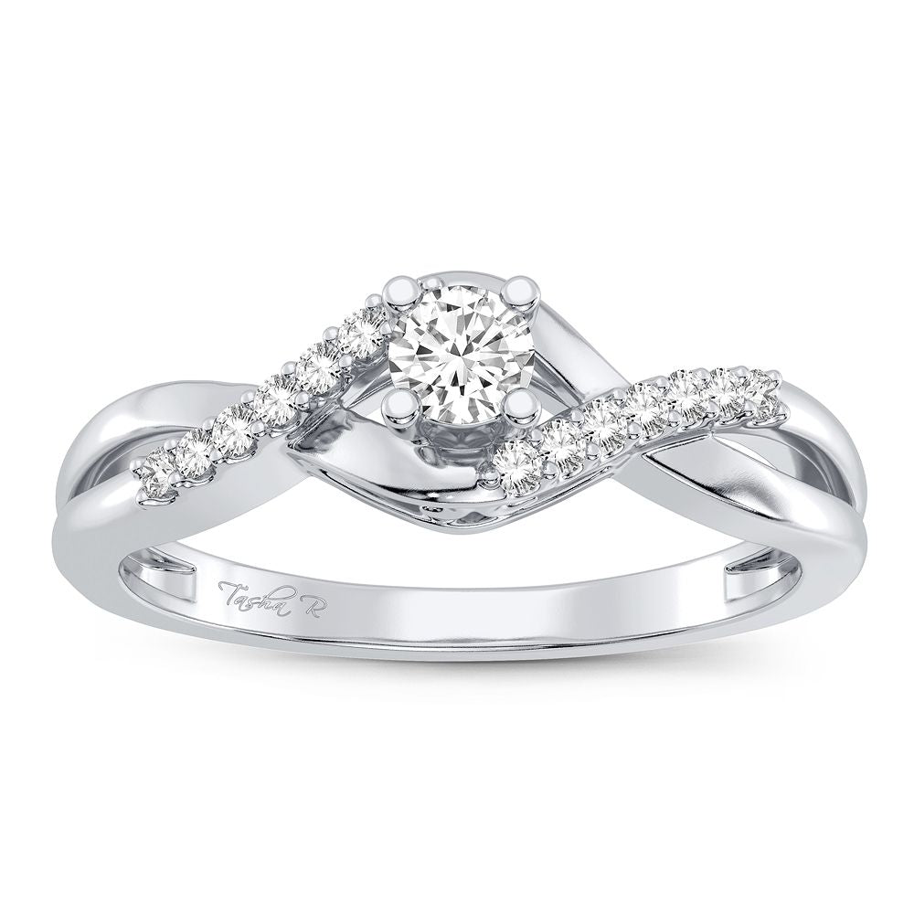14K 0.16CT Diamond Ring - Picasso Gold & Diamond Jewelry