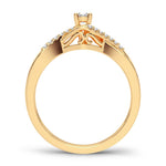14K 0.16CT Diamond Ring - Picasso Gold & Diamond Jewelry