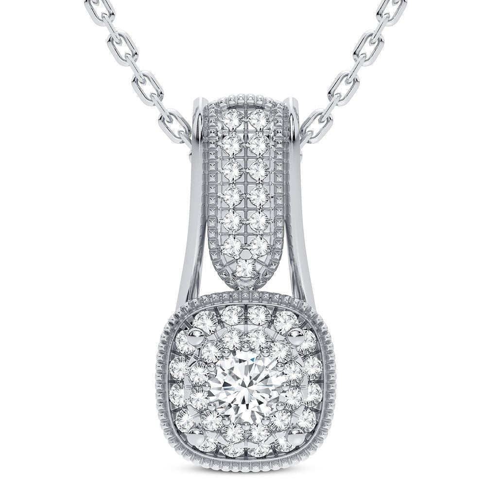 14k 0.20ct Diamond Pendant - Picasso Gold & Diamond Jewelry