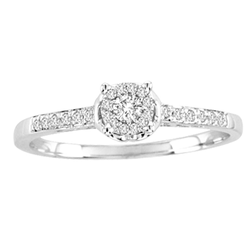 14K 0.16CT Diamond RING - Picasso Gold & Diamond Jewelry