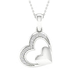 10K 0.05ct Diamond Pendant - Picasso Gold & Diamond Jewelry