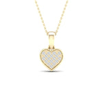 10K 0.05CT Diamond Pendant - Picasso Gold & Diamond Jewelry