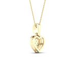 10K 0.05CT Diamond Pendant - Picasso Gold & Diamond Jewelry