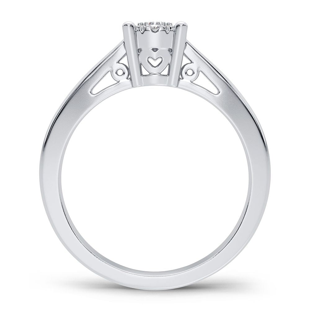 10K 0.10CT Diamond Ring - Picasso Gold & Diamond Jewelry