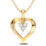 14K 0.12CT Diamond Pendant - Picasso Gold & Diamond Jewelry