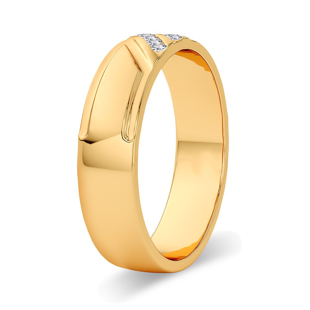 14K 0.10CT Diamond Band - Picasso Gold & Diamond Jewelry