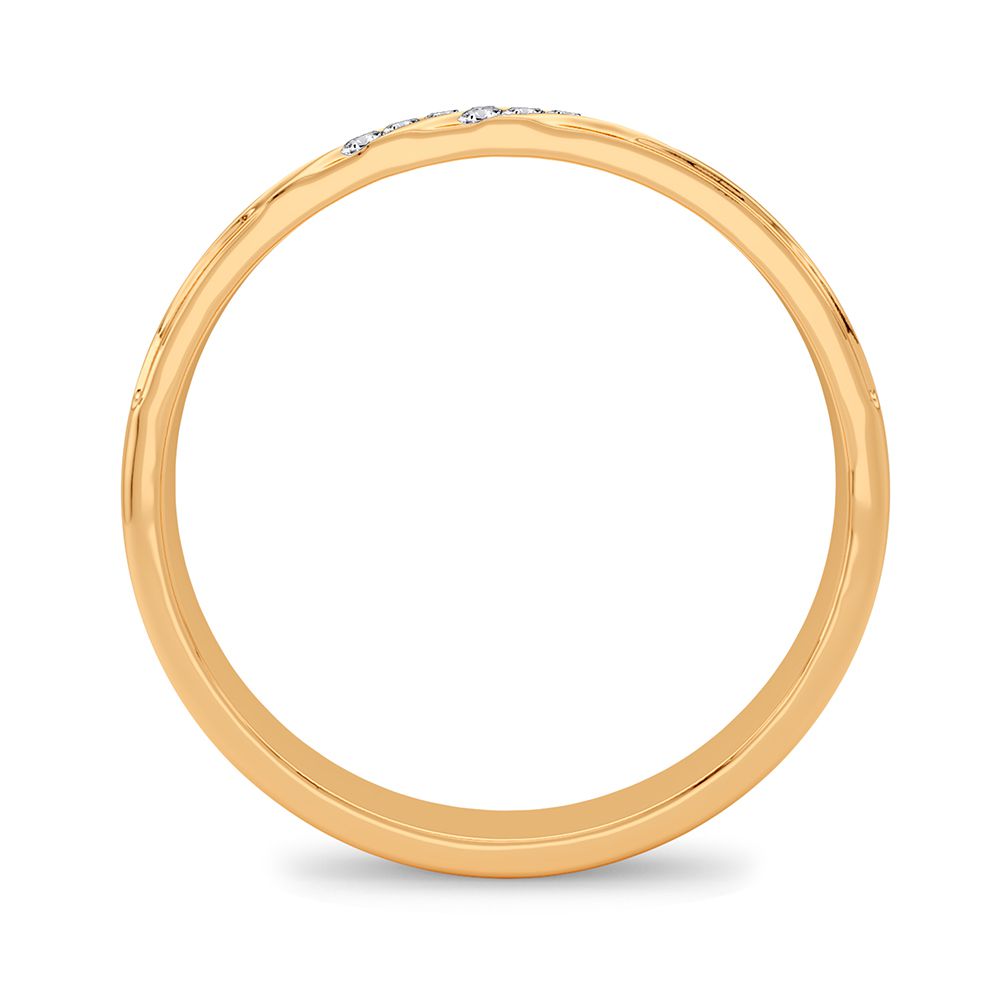 14K 0.10CT Diamond Band - Picasso Gold & Diamond Jewelry