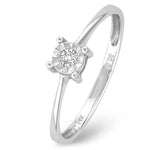 14K 0.05CT Diamond RING - Picasso Gold & Diamond Jewelry