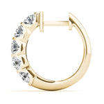 1 ct tw Lab Grown Diamond Earrings in 14K Yellow Gold