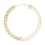 1/3 ct tw Lab Grown Diamond Earrings in 14K Yellow Gold