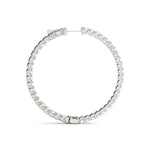 1/4 ct tw Lab Grown Diamond Earrings in 14K White Gold