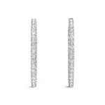 2 3/4 ct tw Lab Grown Diamond Earrings in 14K White Gold