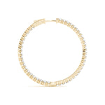 2 1/2 ct tw Lab Grown Diamond Earrings in 14K Yellow Gold