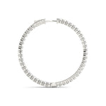 1/2 ct tw Lab Grown Diamond Earrings in 14K White Gold