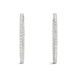1 ct tw Lab Grown Diamond Earrings in 14K White Gold