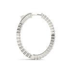 2 5/8 ct tw Lab Grown Diamond Earrings in 14K White Gold