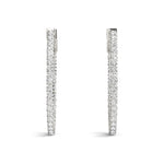 4 7/8 ct tw Lab Grown Diamond Earrings in 14K White Gold