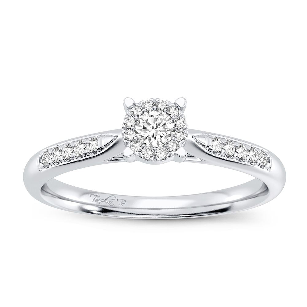14K 0.15CT Diamond Ring - Picasso Gold & Diamond Jewelry