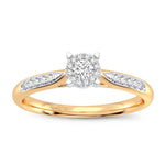 14K 0.15CT Diamond Ring - Picasso Gold & Diamond Jewelry