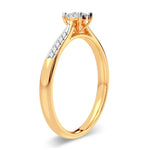 14K 0.15CT Diamond Ring - Picasso Gold & Diamond Jewelry