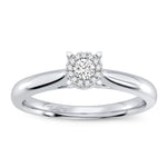 14K 0.10CT Diamond Ring - Picasso Gold & Diamond Jewelry