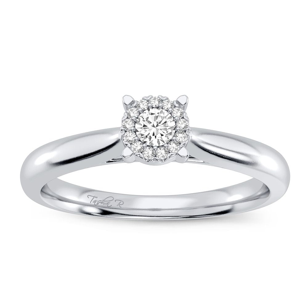 14K 0.10CT Diamond Ring - Picasso Gold & Diamond Jewelry