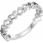 Sterling Silver Heart Ring - Picasso Gold & Diamond Jewelry