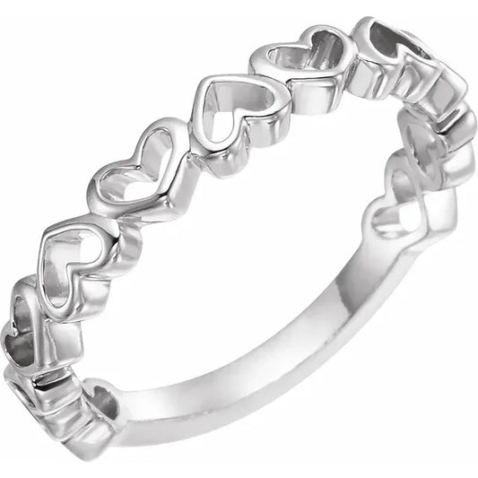 Sterling Silver Heart Ring