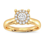 14K 0.25CT Diamond Ring - Picasso Gold & Diamond Jewelry